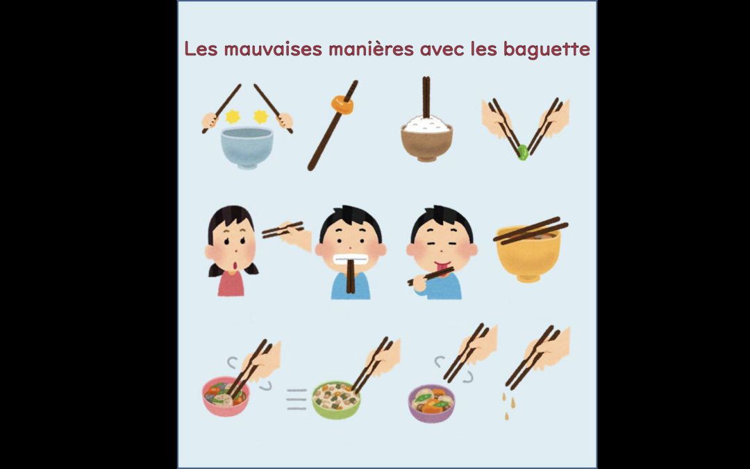 LES BONNES MANIÈRES À TABLE AU JAPON