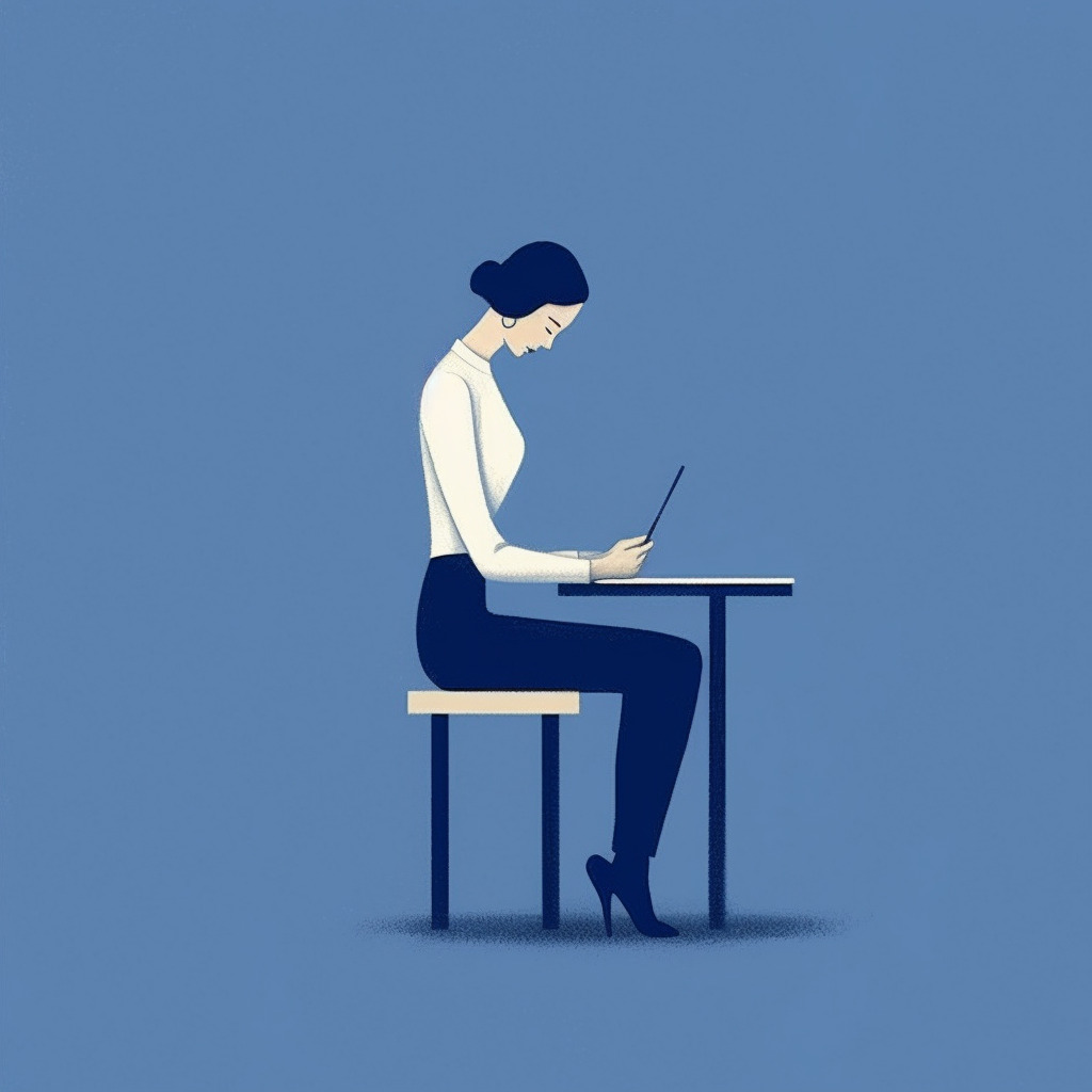 Crapulos_woman_writing_minimalist_illustrations_blue_d7307efe-c9d0-40c2-a422-348a36986be0
